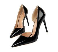 Scarpe Donna Tacco Alto Classico Punta Chiusa Scarpe Decolte Eleganti Primavera Sexy Sandali con Tacco Tacchi a Spillo Sposa Scarpe da Ufficio Feste per Affari E Lavoro Slip-On Scarpe da Sposa