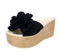 Scarpe Donna Zeppa Alta Eleganti Sandali Estivi Ciabatte Punta Aperta Pantofola Con Zeppa Platform Zoccoli Donna Alto Scarpe Romani Infradito Bohemia Piscina Mare Sandali