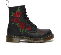DR MARTENS 1460 Vonda A- 8 Occhio con Lacci Rosa Ric IN Nero Taglia UK 3 - 8