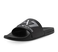 CIABATTE EA7 LOGO SLIDES TG 45 COD 7X000108AF15118-UC001 - 9M [US 11 UK 10.5 CM 29.1] Nero