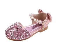 Scarpe Eleganti Bambina Per Cerimonia Festa Sandali Per Ragazze Scarpe Glitter Tacchi Bimba Eleganti Cerimonia Principessa Regalo Bambina Scarpe Tacco Bambina Glitterate (28.5 Little Kids)