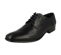 Scarpe Eleganti Bugatti 311-18801 Derby In Pelle Sintetica Nero Varie Taglie UK