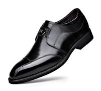 Scarpe Eleganti Uomo Pelle Sintetica Formali Ufficio Matrimonio | Mocassini Business Uomo Comode Suola in Gomma Calzature da Lavoro Traspiranti Scarpe da Cerimonia Design Moderno