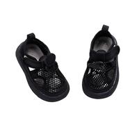 Scarpe estive 2026 Sandali traspiranti per bambini per l'estate, sandali leggeri con infradito da infilarsi dentro per sandali neri eleganti e comodi, Nero , 3.5 anni
