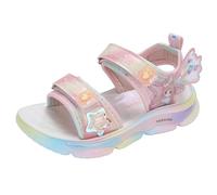 Scarpe Estive Bambina,Sandali Bambina, Scarpe da Ginnastica Bambina,Scarpe da Trekking Confortevoli,Scarpe Ortopediche Bambini,Scarpe Senza Lacci,Scarpe Leggere (Pink, 35.5 Big Kids)