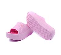 Scarpe estive da donna, alla moda, classiche, suola spessa, tinta unita, piatte, antiscivolo, per shopping, vacanze, spiaggia, passeggiate, campeggio, viaggi, comode, morbide e leggere, rosa, 38 EU
