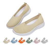 Scarpe estive da donna, comode, larghe, leggere, scarpe sportive da donna, per il tempo libero, senza lacci, scarpe da trekking, antiscivolo, scarpe in tessuto, eleganti, Colore: rosa., 43 EU