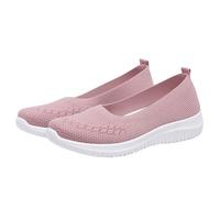 Scarpe estive da donna, comode, per il tempo libero, estive, per la corsa sulla strada, in rete, traspiranti, da jogging, tinta unita, con suola morbida, Colore: rosa., 41 EU