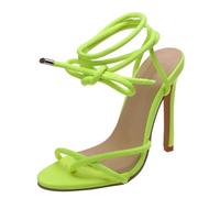 Scarpe estive da donna sandali da donna larghi sandali estivi da donna alla moda con cinghie floccate comodi tacchi sottili traspiranti design a punta aperta