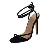 Scarpe estive da donna sandali da donna larghi sandali estivi da donna alla moda con cinghie floccate comodi tacchi sottili traspiranti design a punta aperta