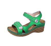 Scarpe estive da donna, suola con plateau, cinturino con , tacco a zeppa, comode da infilare, suola robusta, scarpe per il tempo libero, comodi sandali per attività all'aperto, vacanze, tempo libero e
