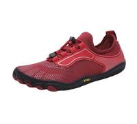 Scarpe estive da uomo, ad asciugatura rapida, da acqua, leggere, antiscivolo, da spiaggia e piscina, comode e resistenti, per nuoto, surf e immersioni, Rosso, 42 2/3 EU