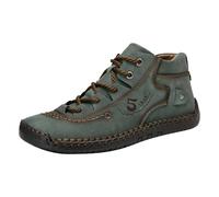 Scarpe estive da uomo, comode, fatte a mano, in pelle, da uomo, per il tempo libero, da uomo alla moda e da atletica, verde, 43 EU