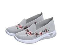 Scarpe estive Donna,Scarpe comode Donna Chiuse,da Passeggio Traspiranti e morbide in Tessuto da Donna, Come Le Sneakers Camicia Infanzia (Grey, 36)