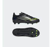 Scarpe F50 League Firm/Multi-Ground per bambini Core Black / Iron Metallic / Lucid Lemon 28 1/2