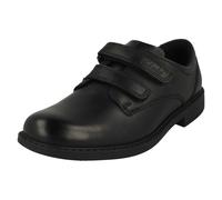 Scarpe Formali Da Scuola Hook & Loop Clarks Scala Pace Per Bambini