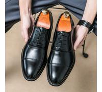 Scarpe formali stringate da uomo, scarpe Oxford formali di lusso da uomo in nero e marrone, scarpe eleganti a punta per matrimoni e feste, scarpe Oxford alla moda per l'inverno, scarpe da lavoro da ge