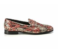 SCARPE FRAU DONNA MOCASSINI SFINATI IN PELLE 9480 STAMPA EFFETTO SERPENTE