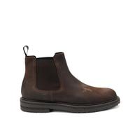 Scarpe Frau Uomo Beatles Effetto Vissuto In Pelle 74A4 Marrone