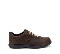 Scarpe Frau uomo sneaker casual vitage in pelle 27N3 Marrone