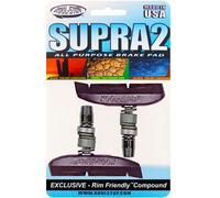 Scarpe freno Kool Stop T3 Supra 2 V-Brake 66,5 mm viola per cerchi in alluminio