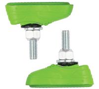 Scarpe freno Kool-Stop T7 BMX Vans V-Brake, verde lime, 46,1 mm