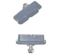 Scarpe freno Kool-Stop T8 V-Brake 37 mm grigie per cerchi in alluminio/acciaio