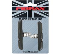 Scarpe freno V-Brake L = 72 mm Fibrax SH710 nere simmetriche per cerchi in al...