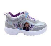 Scarpe Frozen con Luci Sneakers Bambina Silver