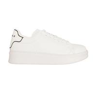Scarpe Gaelle Addict Sneakers Donna Pelle Bianco