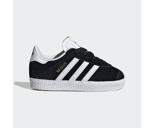 Scarpe Gazelle pratiche con lacci elasticizzati per bambini e bambine Core Black / Cloud White / Cloud White 26