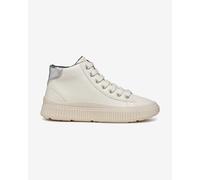 Scarpe Geox Laquinny bianco puro grigio argento bambina - 34