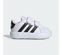 Scarpe adidas Grand Court 2.0 bianco puro nero neonati - 25