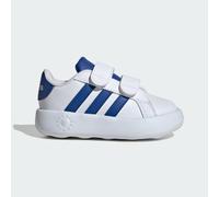 adidas Grand Court 2.0 Shoes Kids, Scarpe da Tennis Unisex - Bimbi 0-24, Ftwr White Team Royal Blue Core Nero, 21 EU