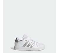 adidas Unisex - Bambini Grand Court 2.0 Shoes Children, Cloud White/Matte Silver/Cloud White, 30 EU