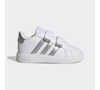 Scarpe Grand Court Lifestyle Hook and Loop Cloud White / Matte Silver / Matte Silver 22