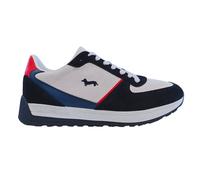 Scarpe Harmont&Blaine 241.090 Sneaker Casual Uomo Pelle Blu/Bianco