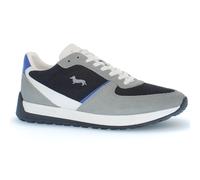 Scarpe Harmont&Blaine 241.090 Sneaker Casual Uomo Pelle Grigio/Blu