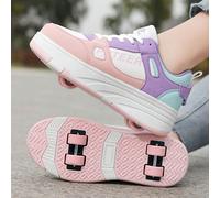 Scarpe Heelys con 4 ruote, unisex, per studenti, sneaker con ruote/pattini a rotelle per teenagers, adatte per camminare e scivolare EUR34,EUR35,EUR36,EUR37,EUR38,EUR39,EUR40,EUR41,EUR42,EUR31,EUR32,E