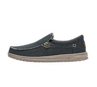 HEY DUDE vegan MIKKA Braided deep blue Scarpe Uomo slip on mocassini cotone bio estive traspiranti - Colore: Blu, Taglia: 44