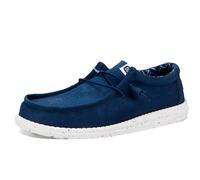 MOCASSINI HEY DUDE WALLY CANVAS TG 44 COD 40700-410 [US 11 UK 10 CM 28.8] Blu