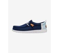 HEYDUDE Slip On Wally Summer Linen 4UX - Navy 45