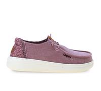 HEYDUDE Wendy Rise Chambray Grid Mocassini Donna, Rosa, 39 EU - 45274-5CG