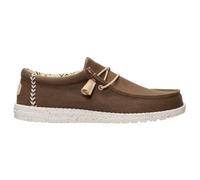 Scarpe HeyDude Slip on Mocassino Wally stretch canvas 40700 2LN Marrone