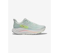 Hoka Clifton 10 Sea Glass/Neon Flame da Donna 37 1/3 Celeste