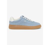 HUGO Sneakers in pelle scamosciata con loghi sovrapposti - Style Lyzz_Tenn_sdpu, 50563568 Celeste 38
