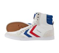 hummel Slimmer Stadil High, Sneaker a collo alto Unisex - Adulto, White Blue Red Gum 63 511 9228, 39 EU