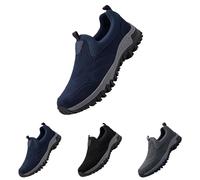 Scarpe impermeabili da corsa da uomo, scarpe da cucina, scarpe da ginnastica antiscivolo, alla moda, per attività all'aperto, casual, fitness, jogging, leggere, da passeggio e da corsa su strada, Blu