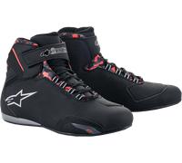 Scarpe Moto Alpinestars Sektor WP Nero/Grigio/Rosso Fluo39 Nero,Grigio,Rosso Fluo