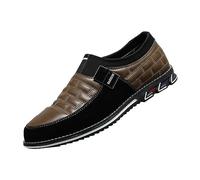 Scarpe in pelle da uomo business, scarpe da lavoro da uomo in pelle, scarpe da sposa, scarpe da sposa, scarpe da sposa, scarpe Oxford, scarpe da lavoro vintage, classiche e comode da uomo, marrone, 44